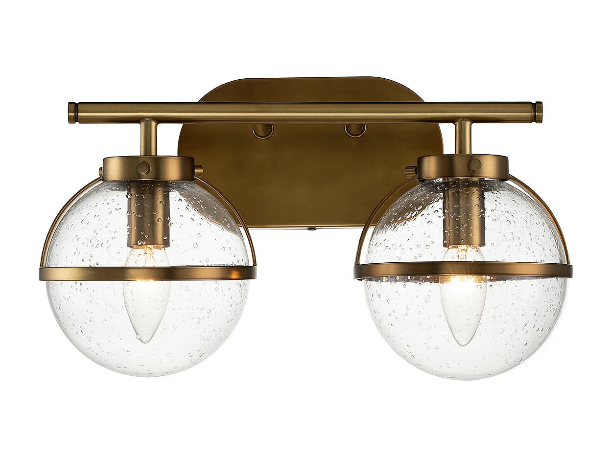 Elstead Hinkley Hollis Lampada da parete per bagno Heritage Ottone, IP44