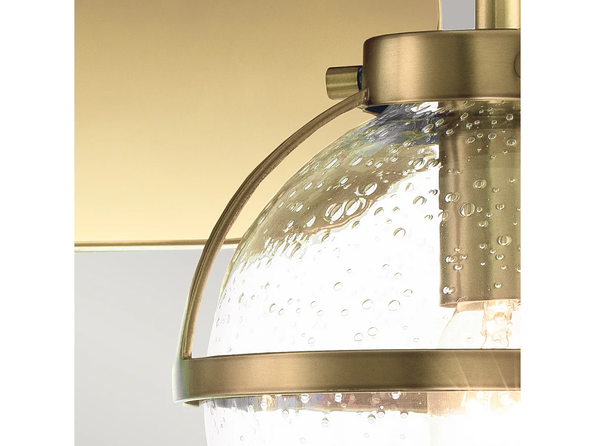 Elstead Hinkley Hollis Lampada da parete per bagno Heritage Ottone, IP44