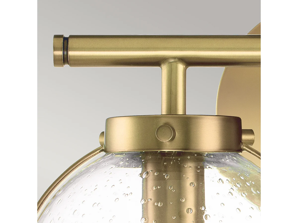 Elstead Hinkley Hollis Lampada da parete per bagno Heritage Ottone, IP44