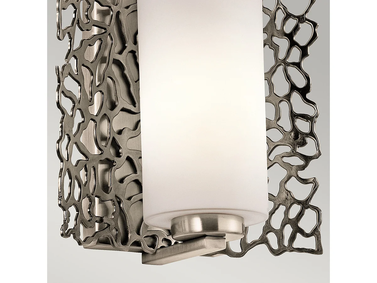 Elstead Coral - Applique 1 Luce Argento, E27