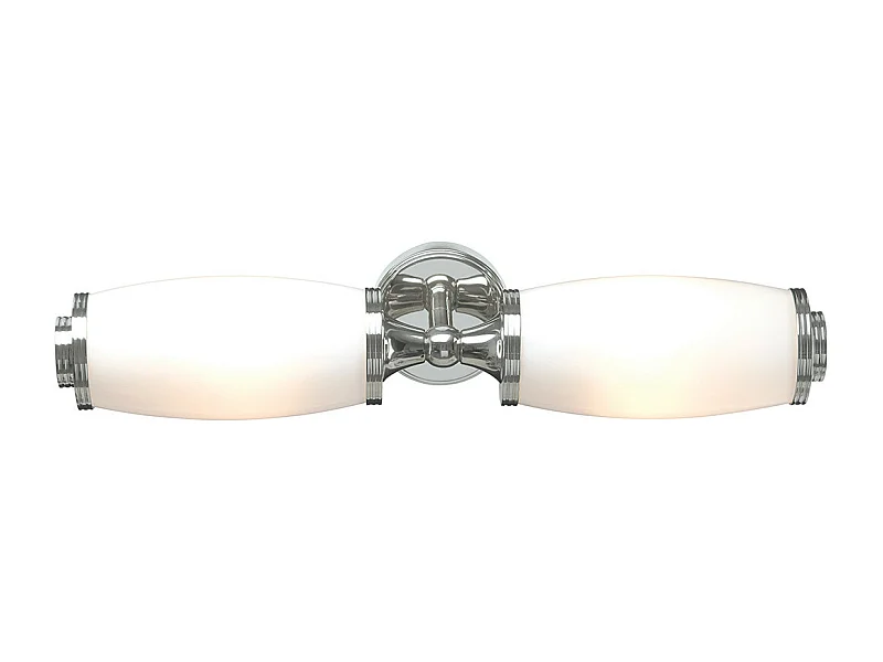 Elstead Eliot - 2 Licht Badezimmer Twin Wandleuchte Chrom poliert IP44, G9