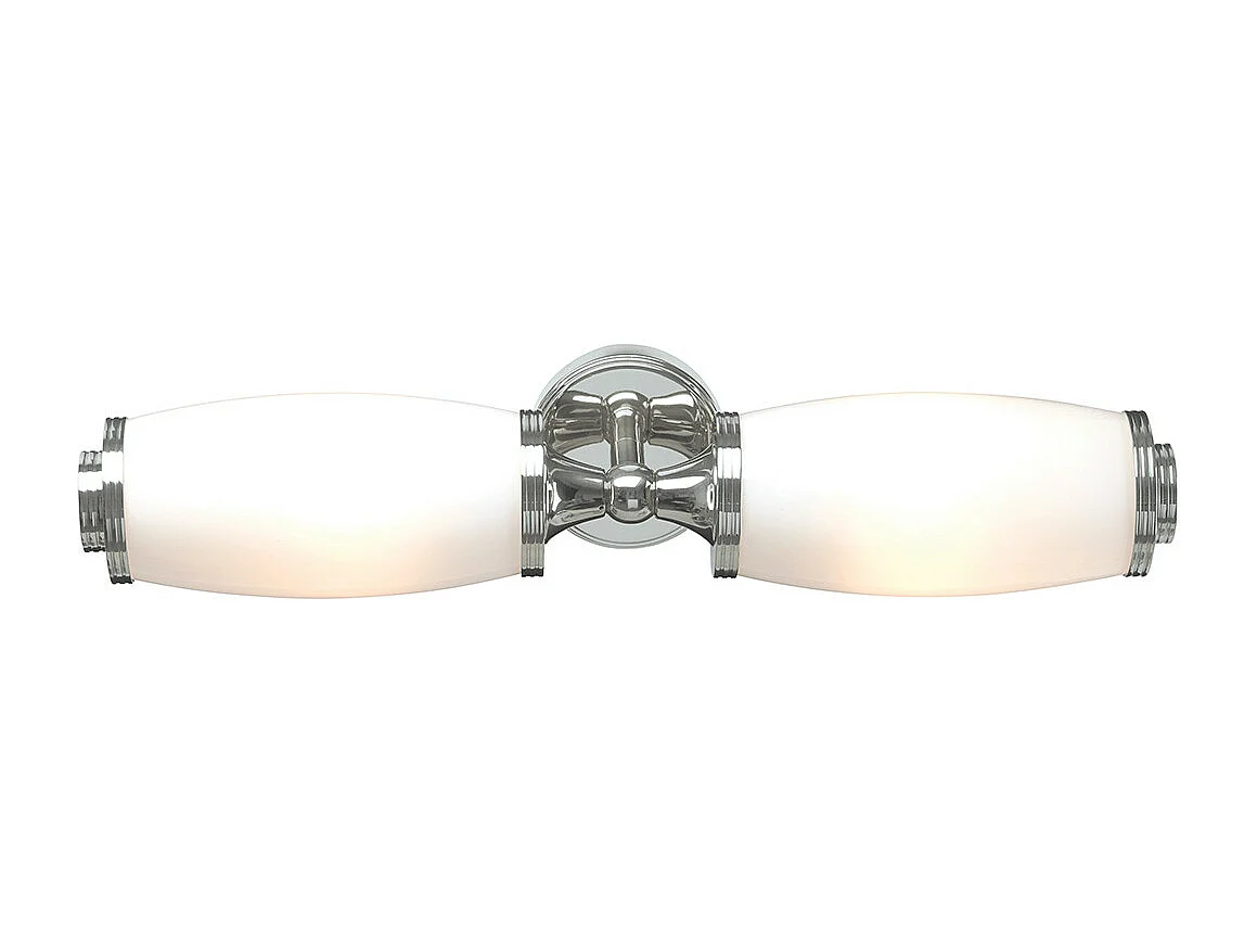 Elstead Eliot - Applique doppia per bagno a 2 luci Cromo lucido IP44, G9
