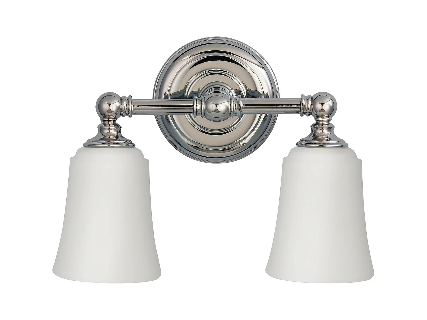 Elstead Huguenot Lake - 2 luci per bagno sopra specchio cromato lucido IP44, G9