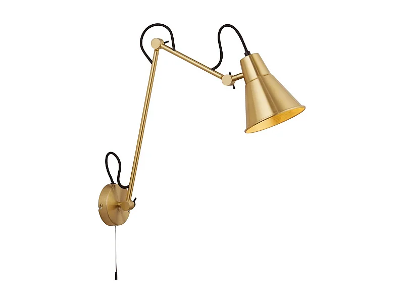 Searchlight Swing Arm Lámpara de pared Latón Metal