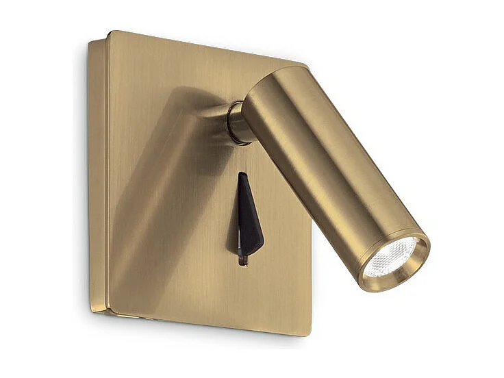 Ideal Lux LITE - Applique da lettura per interni a LED integrata 1 luce nera 3000K