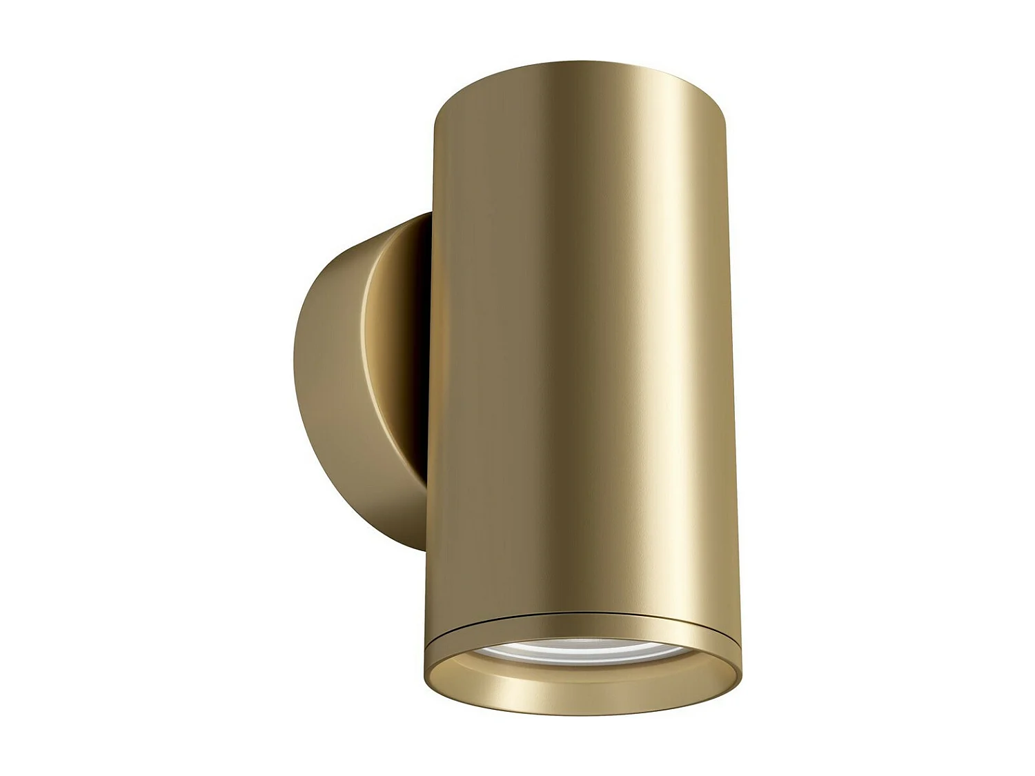 Maytoni FOCUS S Flächenbündige Wandleuchte Mattgold GU10