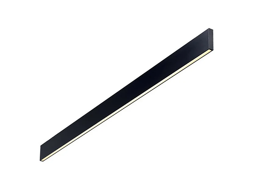 Dekorative lineare integrierte LED-Wandleuchte Schwarz, 4000K
