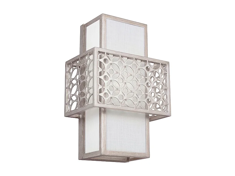 Elstead Kenney - 1 Licht Innenwandleuchte Silber, E27