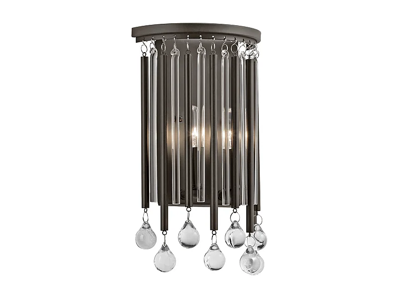 Elstead Piper - 2 Licht Innenwandleuchte Espresso, E14