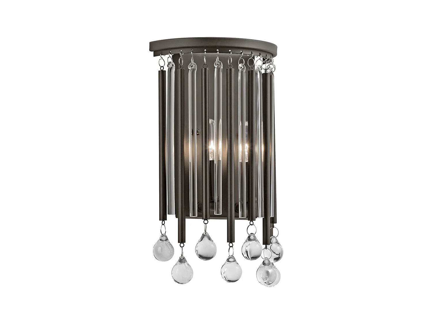 Elstead Piper - 2 Licht Innenwandleuchte Espresso, E14