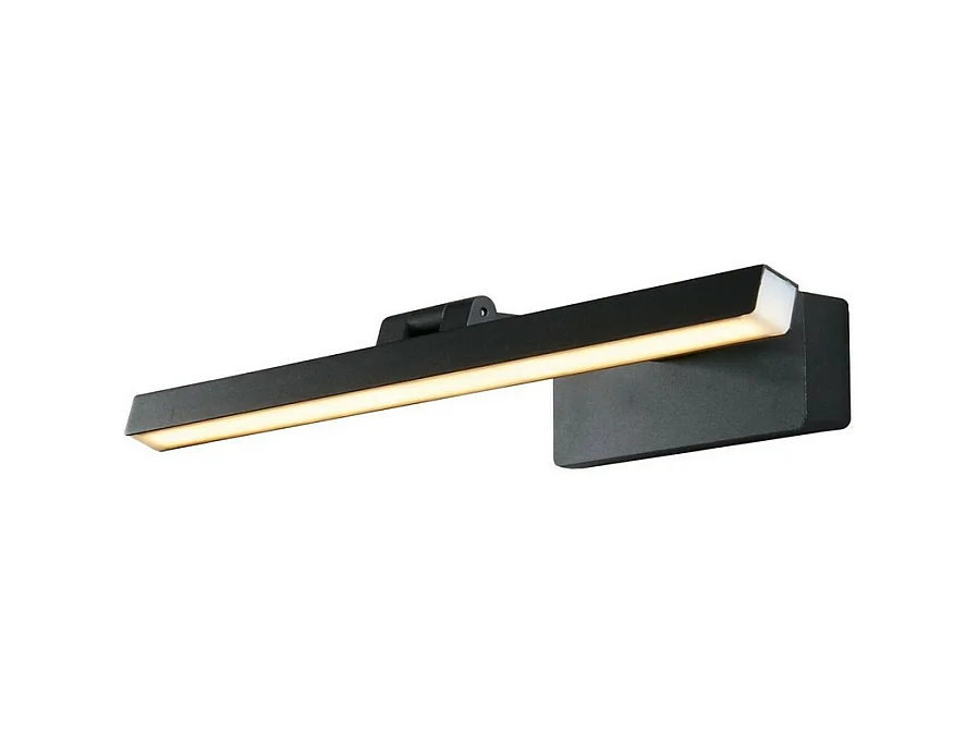 Searchlight Corfu Quadro leggero in metallo nero da 40 cm
