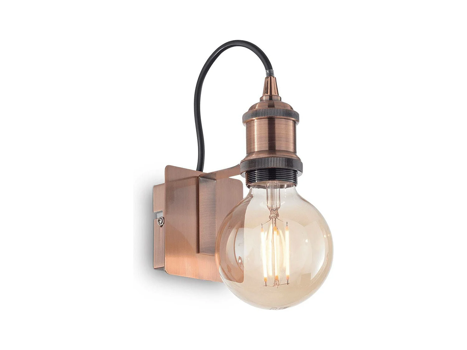 Ideal Lux Frida - 1 lámpara de pared ligera Cobre