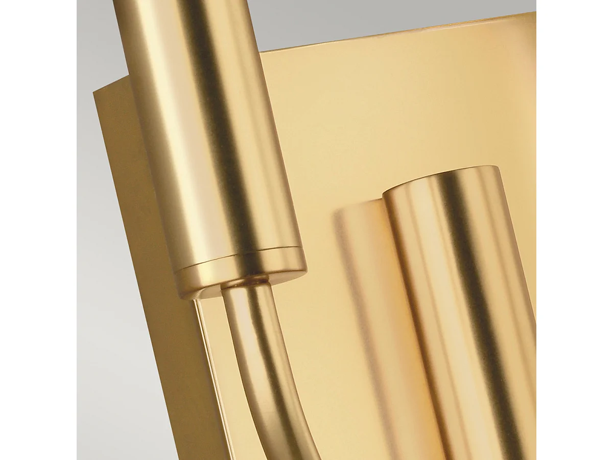 Elstead Brianna 2 Licht Wandleuchte, Messing brüniert, E14