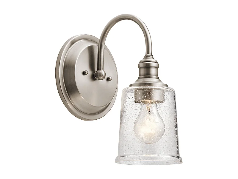 Elstead Waverly 1 Licht Wandleuchte, Classic Zinn, E27