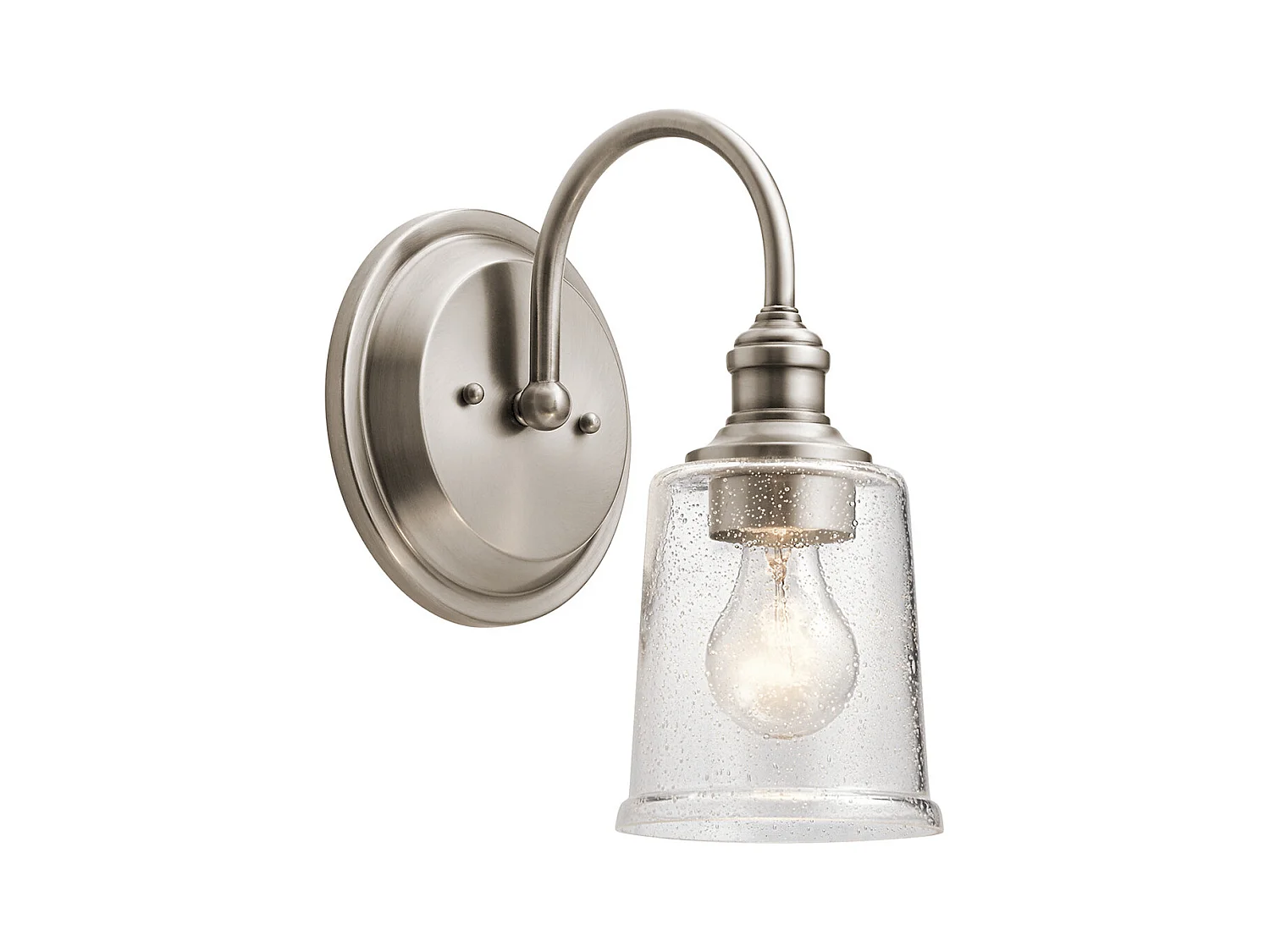 Elstead Waverly 1 Licht Wandleuchte, Classic Zinn, E27