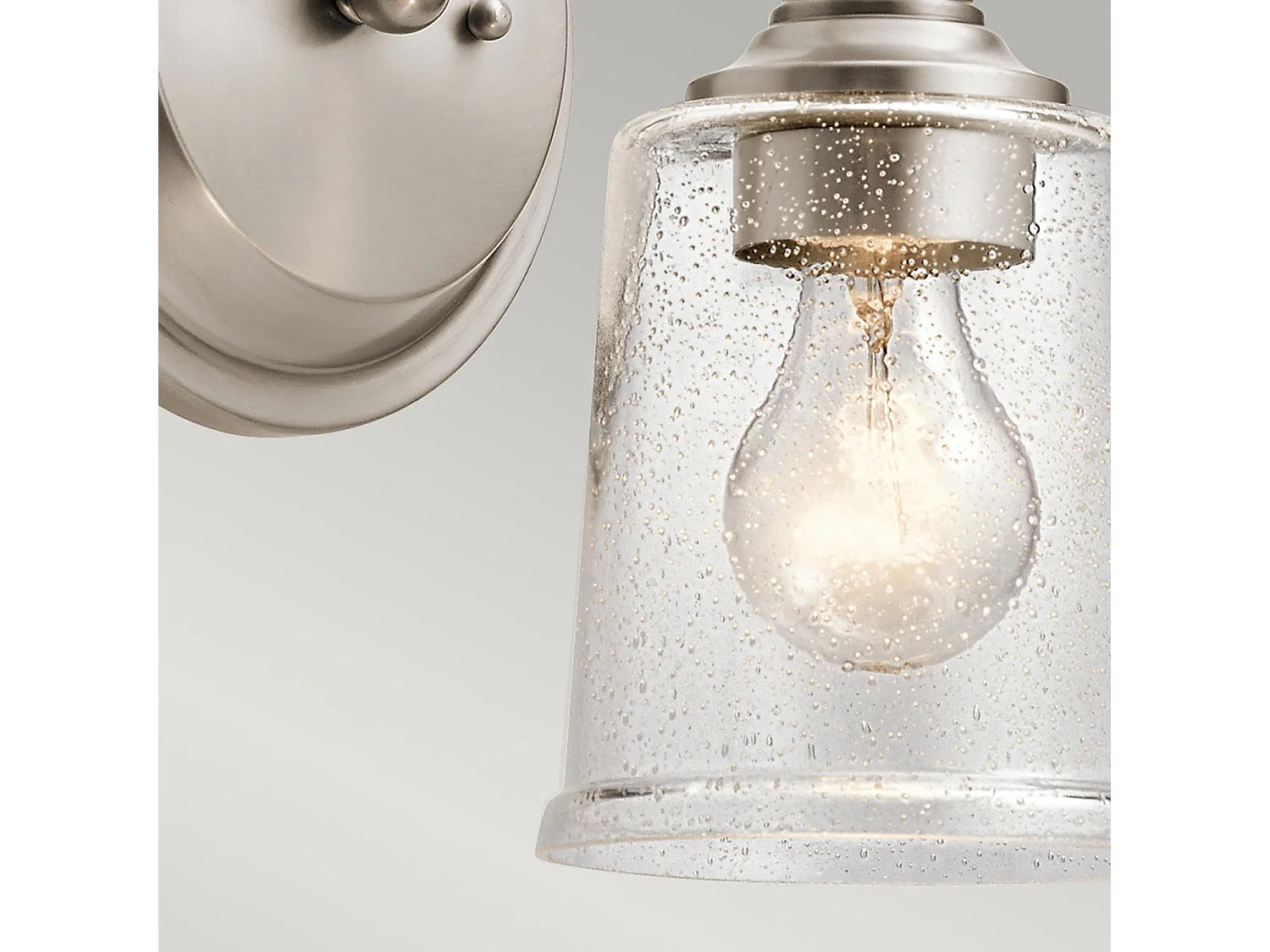 Elstead Waverly 1 ljus vägglampa, klassisk tenn, E27