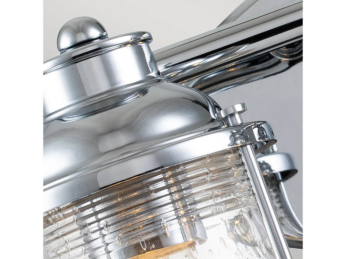 Elstead Kichler Ashland Wandleuchte Chrom poliert, IP44