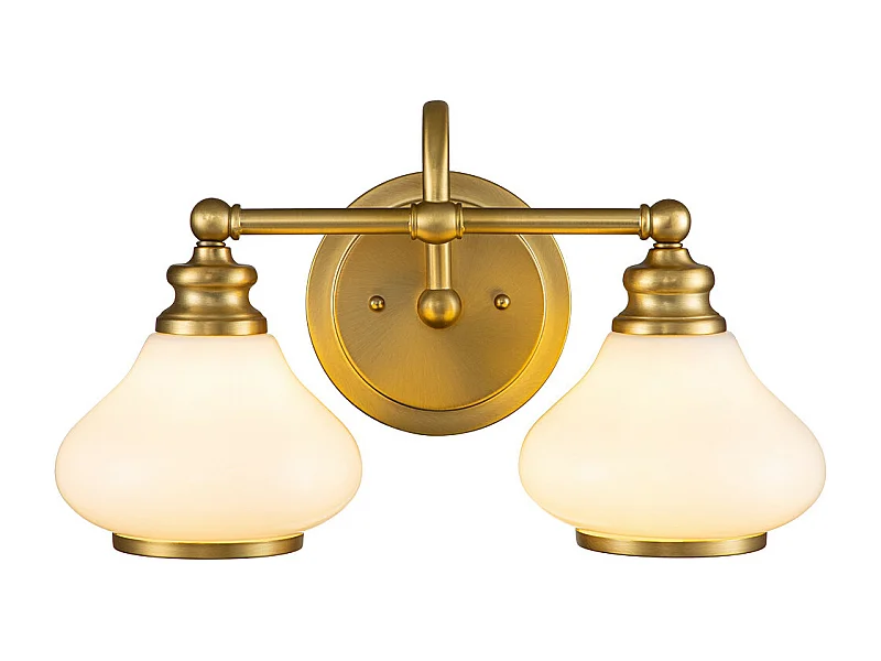 Elstead Hinkley Ainsley Vägglampa Borstad mässing, IP44