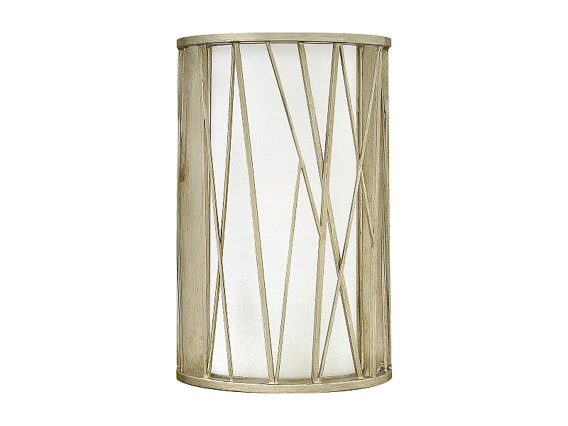 Elstead Nest 1 ljus inomhusvägglampa Silver Leaf, E27