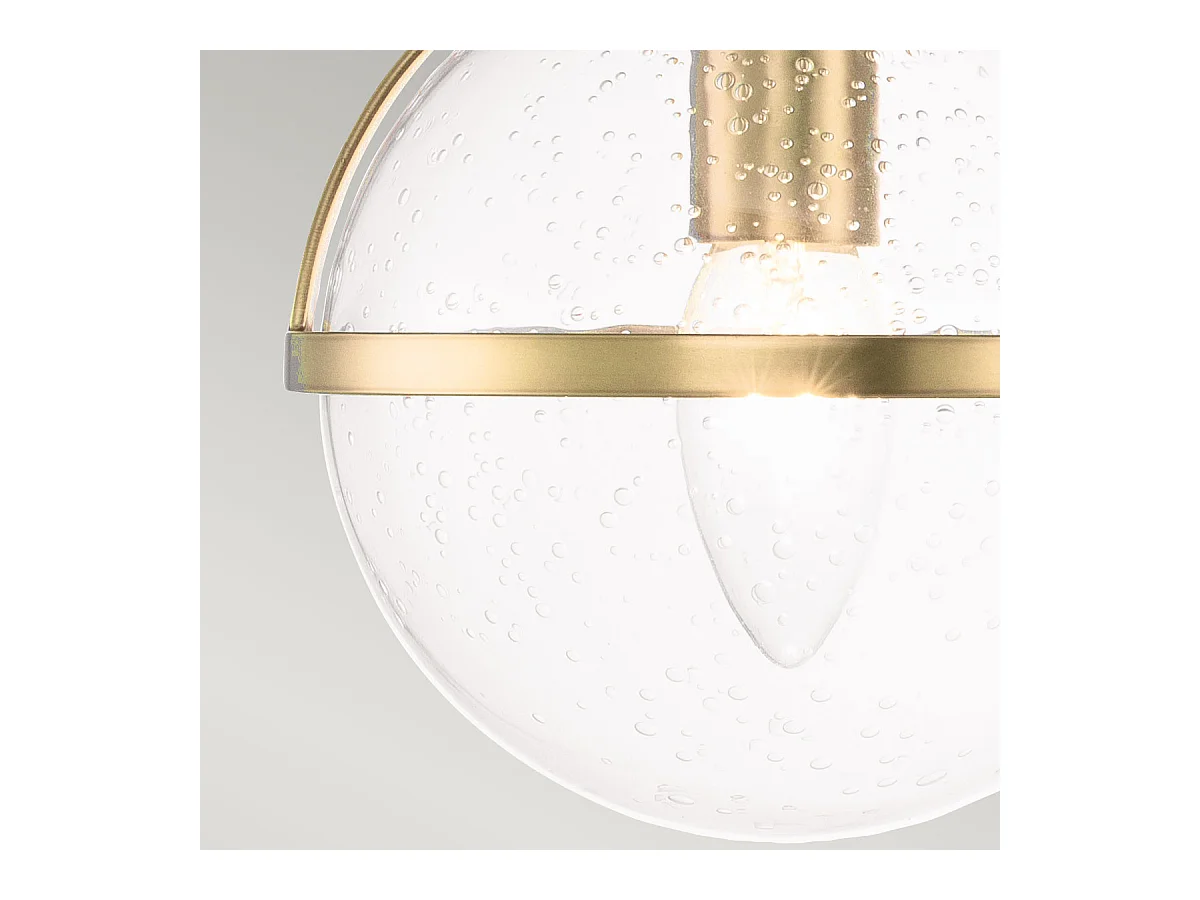 Elstead Hinkley Hollis Lampada da parete per bagno Heritage Ottone, IP44