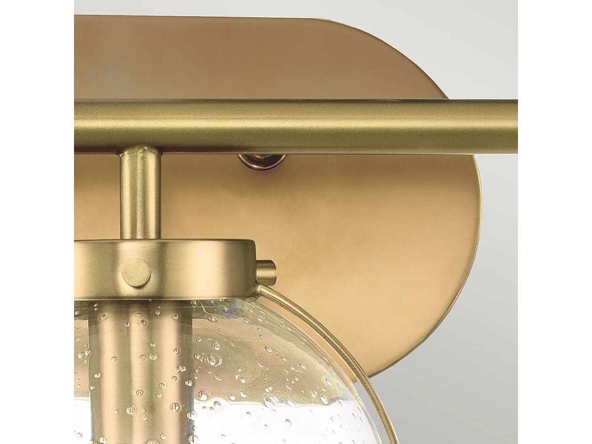 Elstead Hinkley Hollis Lampada da parete per bagno Heritage Ottone, IP44