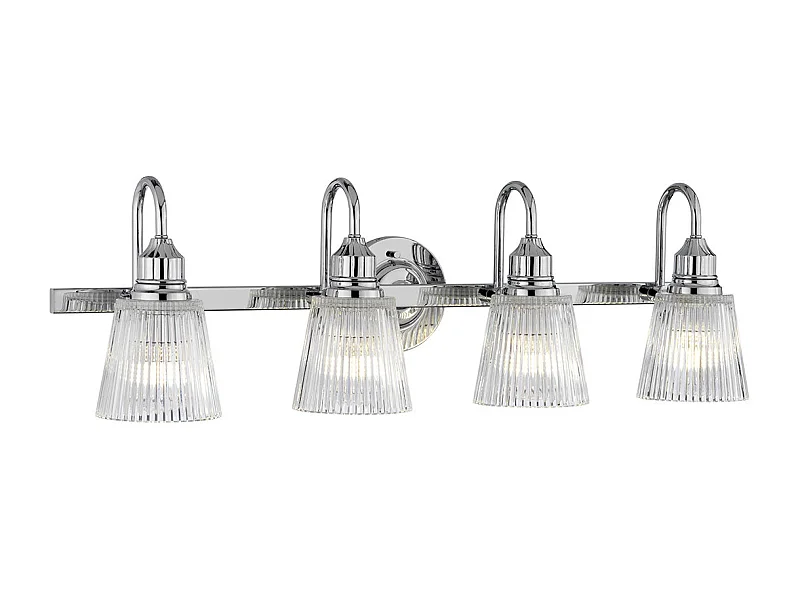 Addison Applique 4 Luci Cromo Lucido IP44
