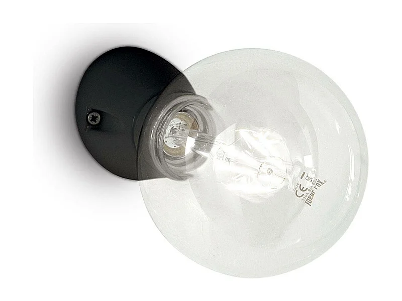 Ideal Lux Winery - 1 luce applique nera