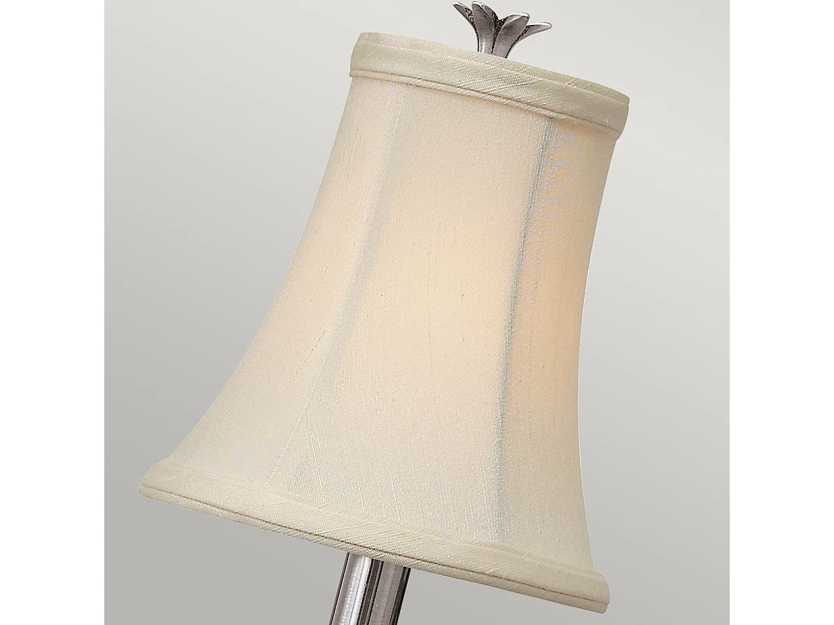 Elstead Plantation 1 ljus inomhusljus vägglampa polerad antik nickel, E14