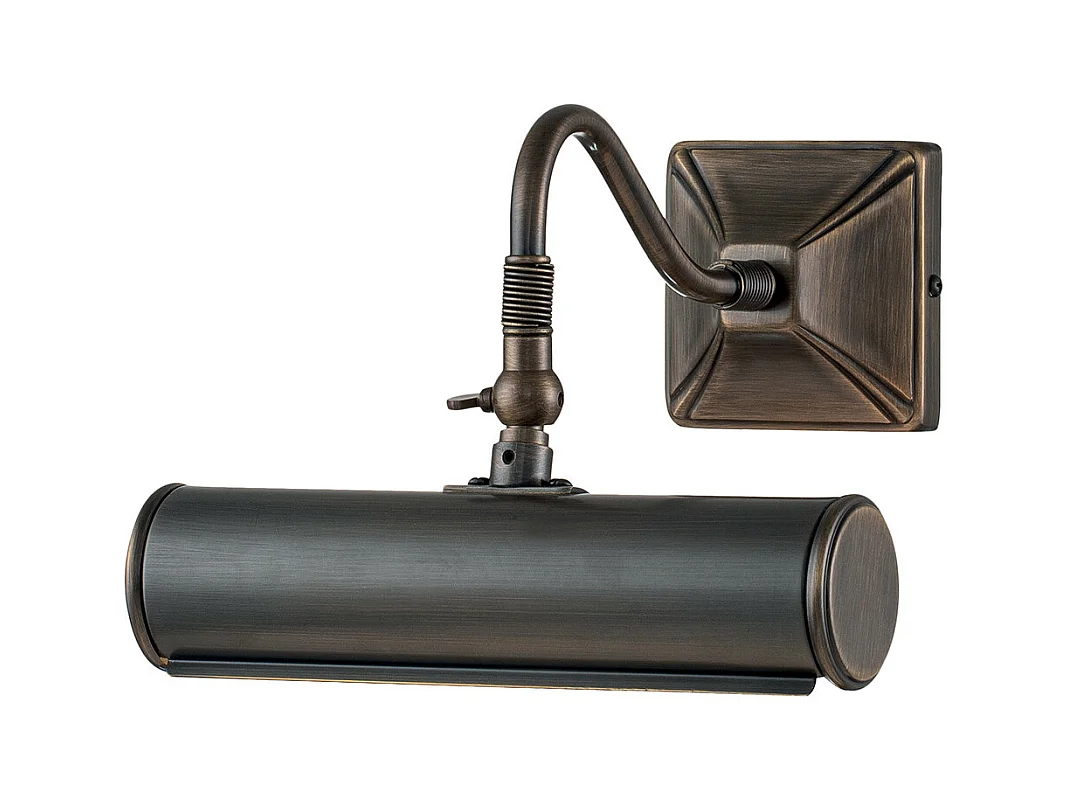 Elstead Picture Light Applique murale à 1 ampoule Small Picture Bronze foncé, E14