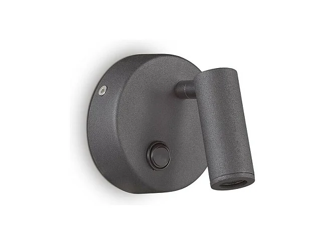 Ideal Lux Page - LED 1 Licht Leselampen Schwarz