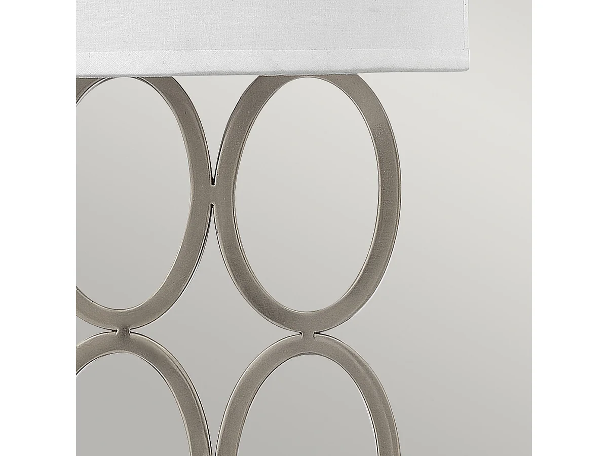 Jules Hinkley Fredrick Ramond Lampada da parete a 2 luci in nichel spazzolato