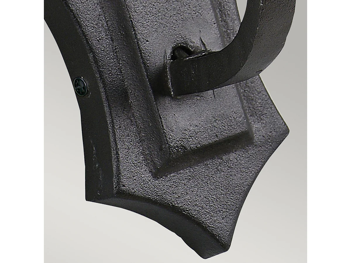 Elstead Rectory - Lampada da parete a candela da interni 1 luce nera, E14