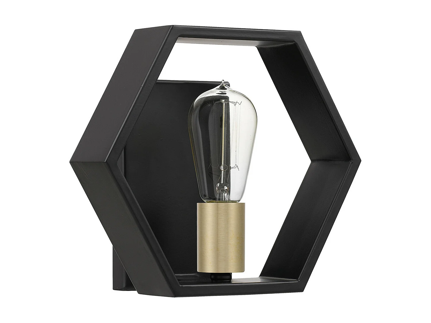 Elstead Quoizel Bismarck Lampada da parete Terra Nera