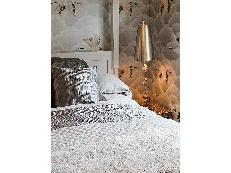 Elstead Fragment Lampe de table 1 lumière argent vieilli, E27