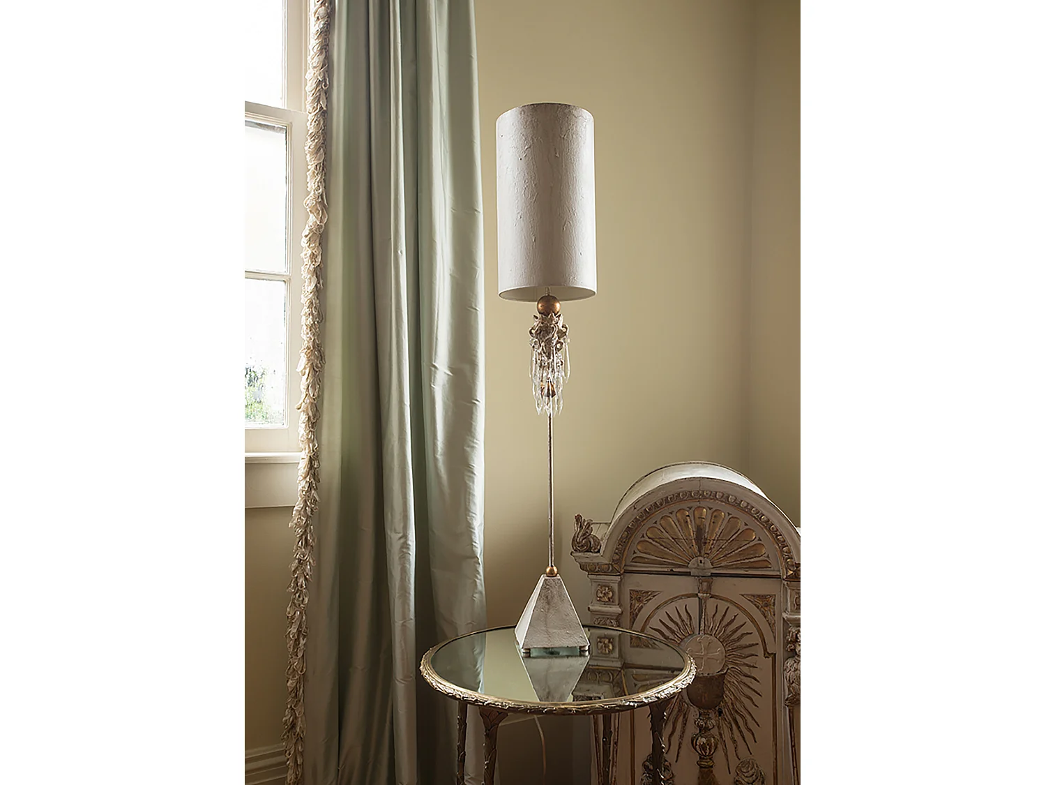 Elstead Madison - Lampada da tavolo 1 luce Putty, E27