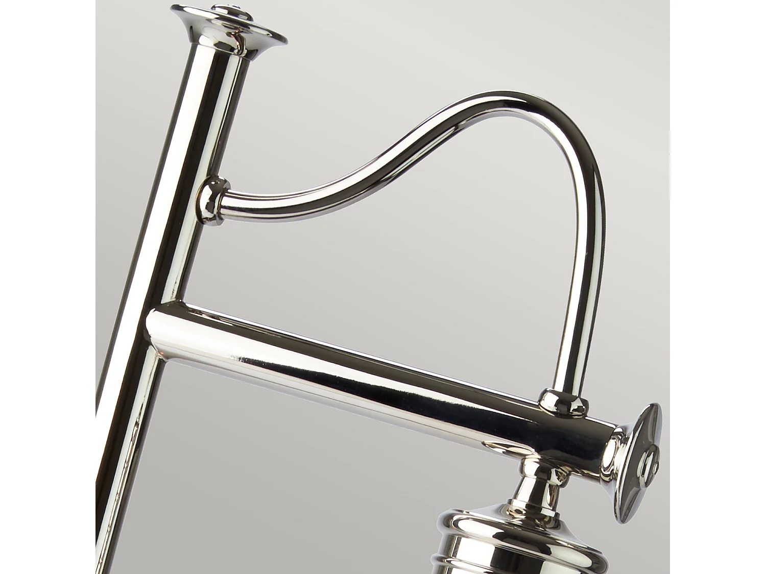 Elstead Douille Lampe de table à 1 lumière, nickel poli, E27