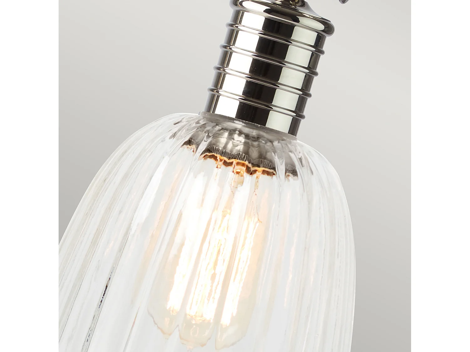 Elstead Douille Lampe de table à 1 lumière, nickel poli, E27