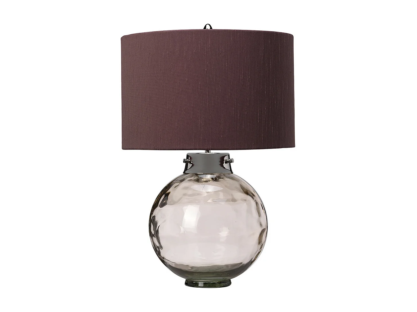 Kara Bordslampa, Smoke, Faux Silk Shade