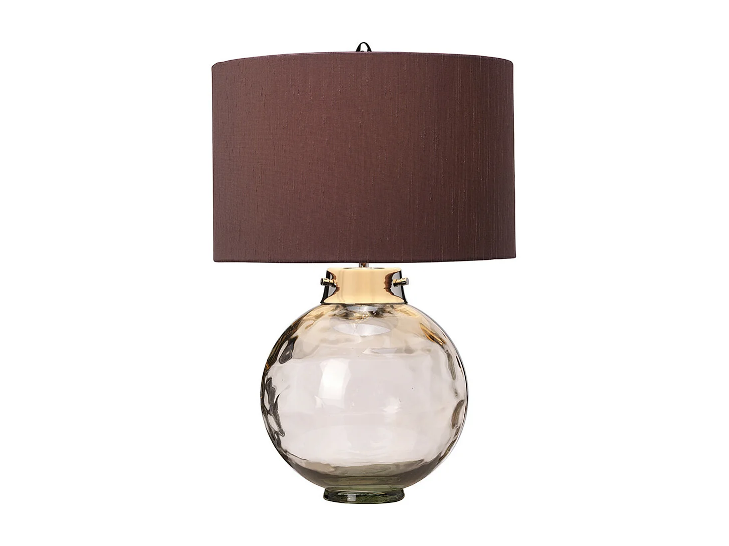 Kara Bordslampa, Smoke, Faux Silk Shade