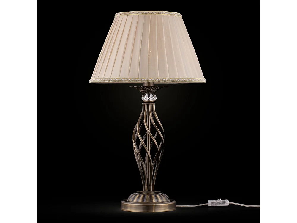 Grace Lampe de table en laiton et cristal, 1 lumière, E14