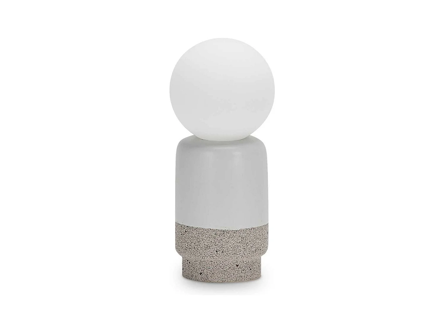 Ideal Lux CREAM Lampada da tavolo Globo Cemento 22cm