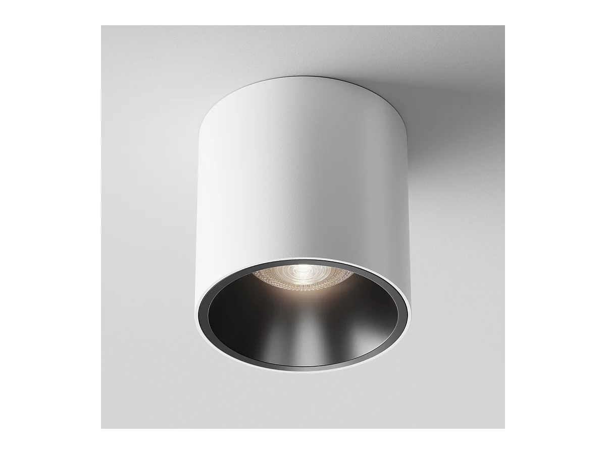 Maytoni Alfa LED Downlight montato su superficie bianco, 900lm, 4000K