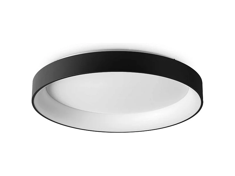Ideal Lux ZIGGY Semi-Plafonnier LED Intégré Noir 7800Lm 3000K