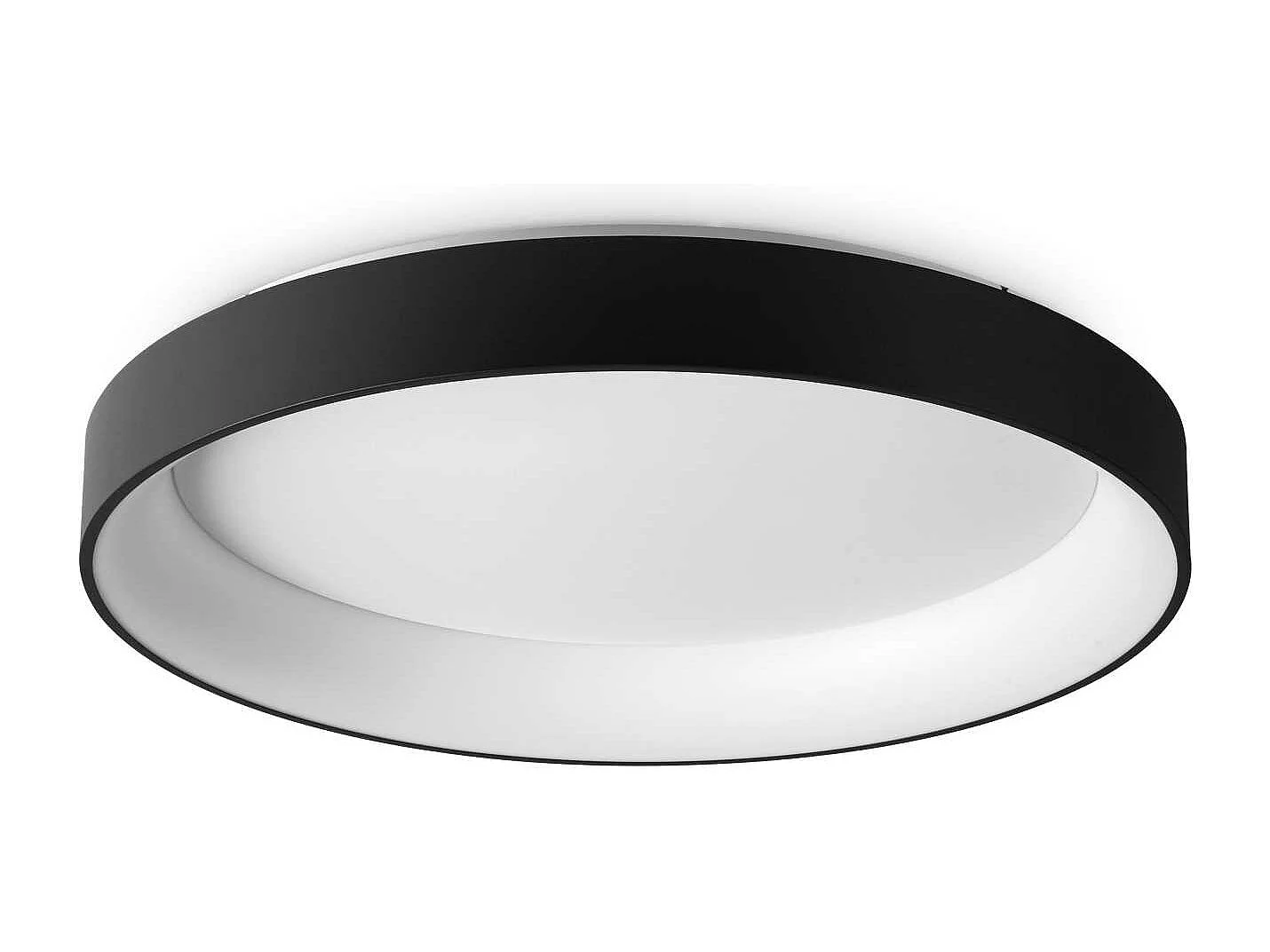 Ideal Lux ZIGGY Semi-Plafonnier LED Intégré Noir 7800Lm 3000K