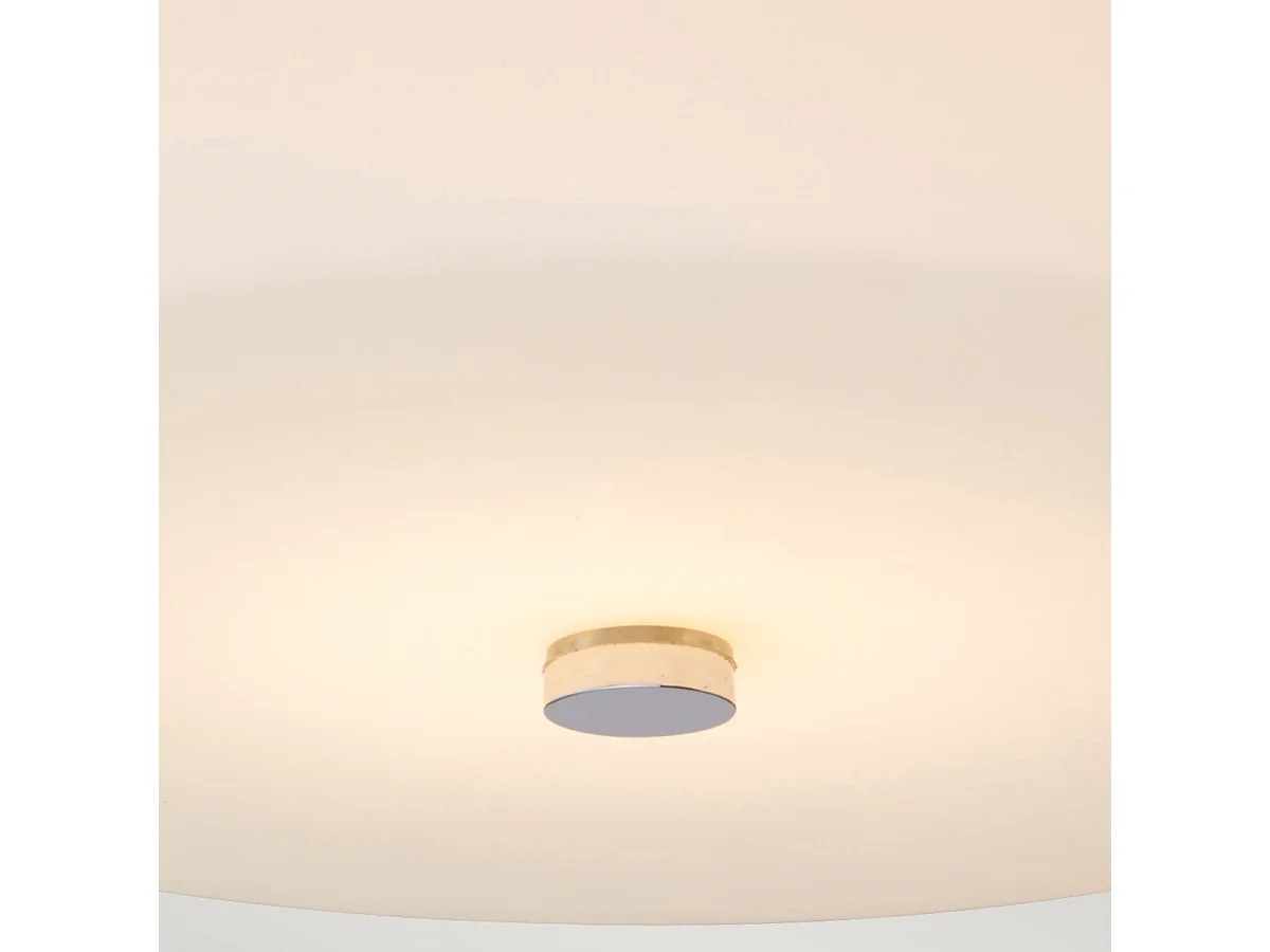 Elstead Tamar 1 Light Medium Flush Light - Polerad krom