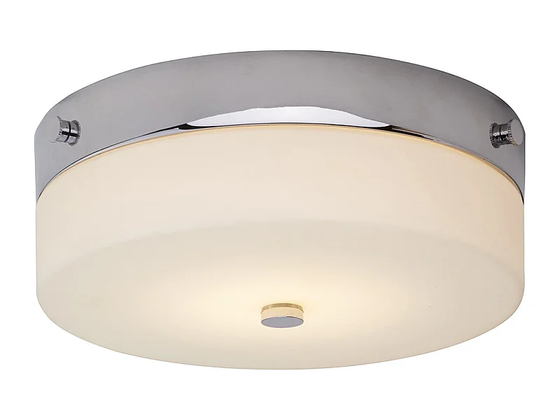 Elstead Tamar 1 Light Medium Flush Light - Polerad krom