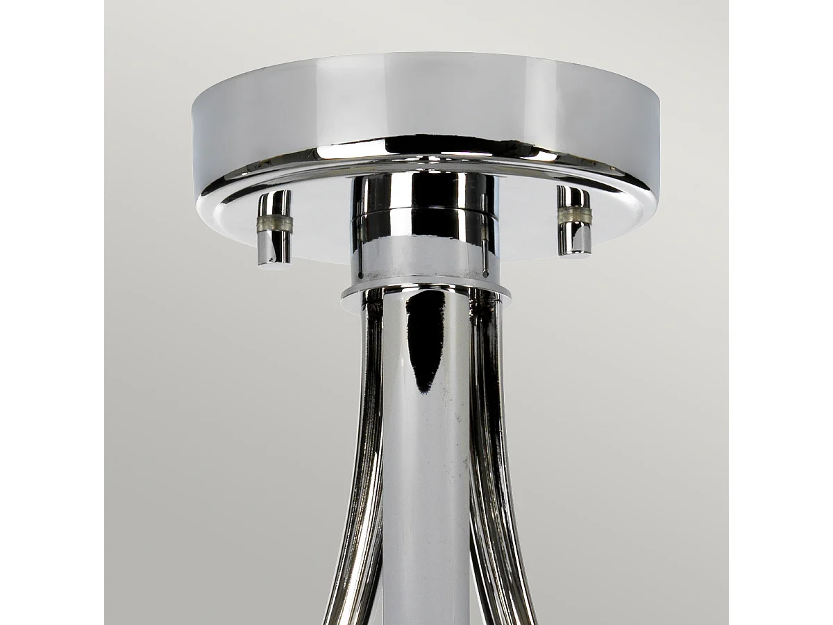 Elstead Falmouth 3 Ljus Semi Spola Badrumstaklampa Polerad Krom IP44, G9