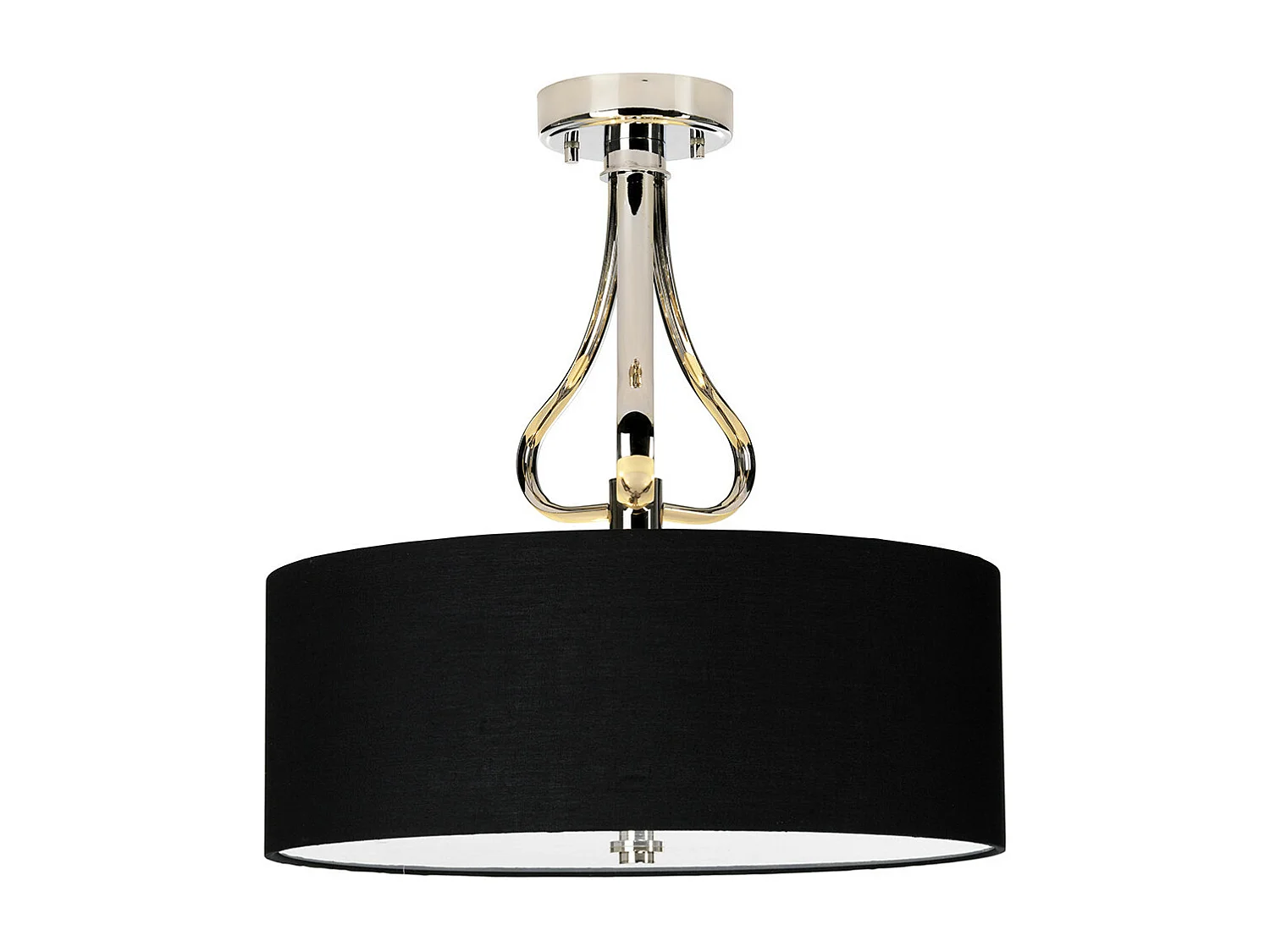 Elstead Falmouth - 3 Licht Semi Flush Badezimmer Deckenleuchte Chrom poliert IP44, G9