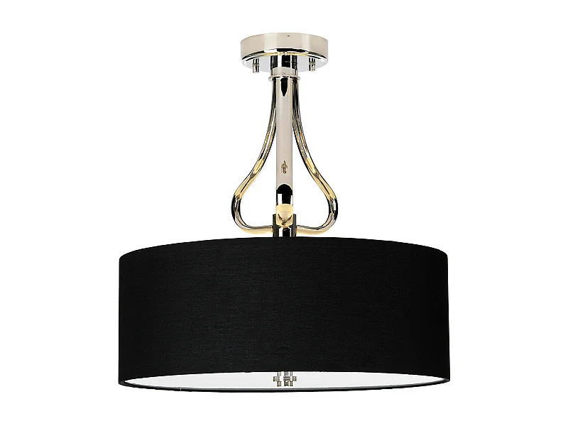 Elstead Falmouth - 3 Licht Semi Flush Badezimmer Deckenleuchte Chrom poliert IP44, G9
