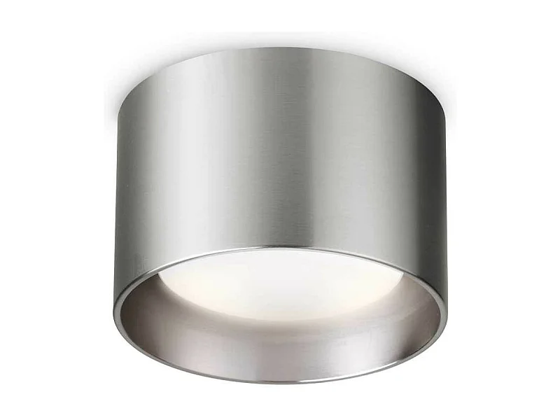 Ideal Lux SPIKE Downlight de superficie redondo de níquel